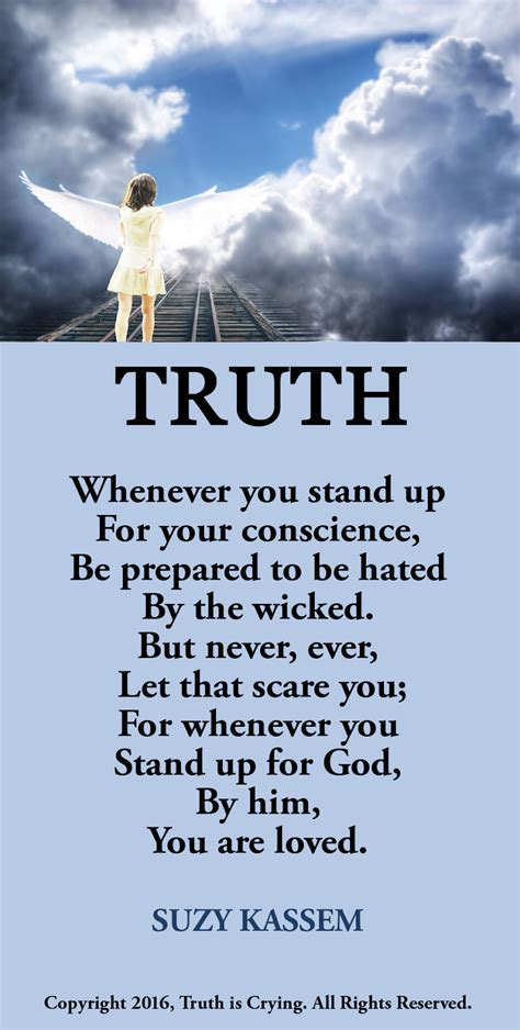 Truth Is Crying By Suzy Kassem One Leader