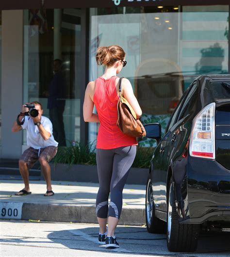 Emily Blunt Candids In Spandex Leaving A Gym In West Hollywood 07