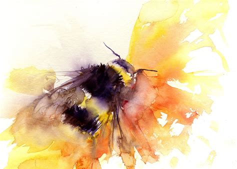 Jen Buckley Art Limited Editon Print Of My Original Bumble Bee Bee