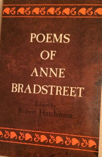 Poems Of Anne Bradstreet By Anne Bradstreet Bookworm Hanoi