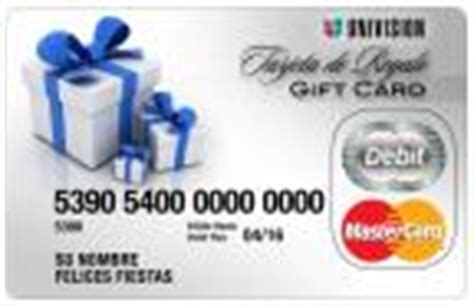 Prepaid cards and prepaid mobile phones. MasterCard and Univision Launch Prepaid Debit Gift Card