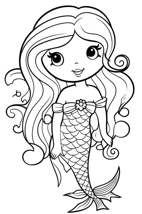 Mermaid Coloring Pages 16 Free Mermaids To Color 60 Off