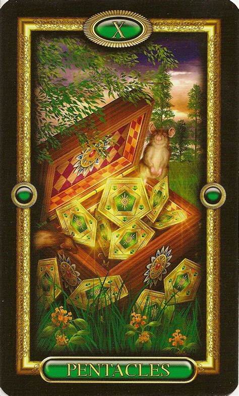 The tarot card deck consists of 78 cards, each with its own divination meaning: Eno's Tarots: Gilded Tarot Royale