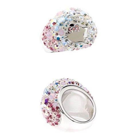 Hello Kitty Swarovski Ring Ebay
