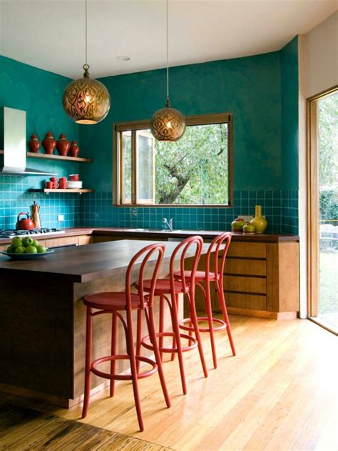 Cocinas Pintadas Con Los Colores De Moda 50 Ideas