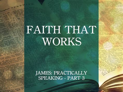 Faith That Works Calvary Baptist Church Lawton