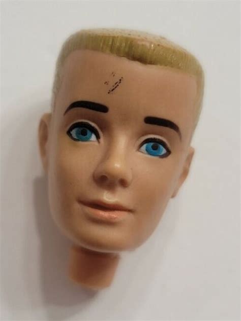 Vintage 1961 Ken Barbie Doll 0750 Brunette Flocked Hair 1 Sl W Outfit