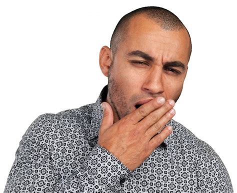 Premium Photo Young Cool Black Man Yawning