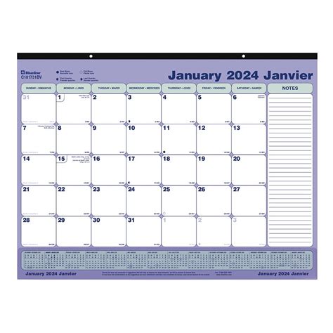 Monthly Desk Pad Calendar 2023