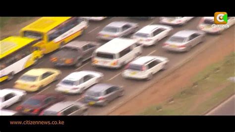 Nairobi City Caught In Traffic Gridlock Youtube