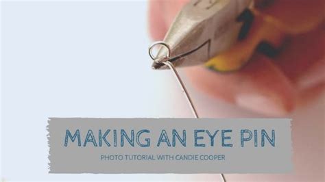 How To Make An Eye Pin For Jewelry Candie Cooper Eye Pins Beaded