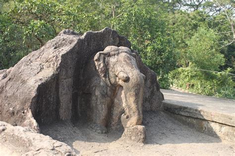 Ashoka Rock Edict Shaped Like An Elephant 250 Bce Dhauli India 1300