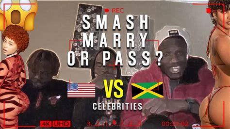 Jamaican 🇯🇲vs Usa 🇺🇸celebrities Smash N Pass Won’t Believe What My Friends Said Must Watch