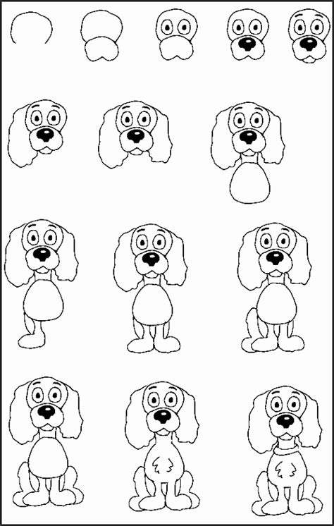 Easy Cartoon Dog Drawing At Getdrawings Free Download