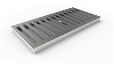 Buy A Wide Stainless Steel Slotted Trench Drain Grate Eric Sons