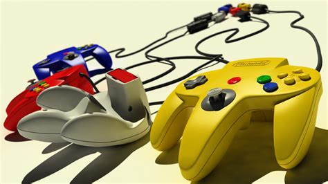 배경 화면 노랑 복고풍 게임 과학 기술 닌텐도 64 조종간 1920x1080px 자동차 디자인 생성물 게임
