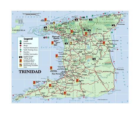 Maps Of Trinidad And Tobago Collection Of Maps Of Trinidad And Tobago