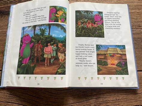 Barneys Imagination Island Book 1994 Large Etsy