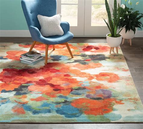 A collection of painterly, colourful and abstract rug designs. Latitude Run Thomason Abstract Tufted Multicolor Area Rug ...