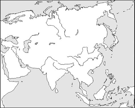Карта Евразии Со Странами Раскраска Telegraph