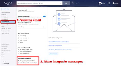 Yahoo Mail Inbox