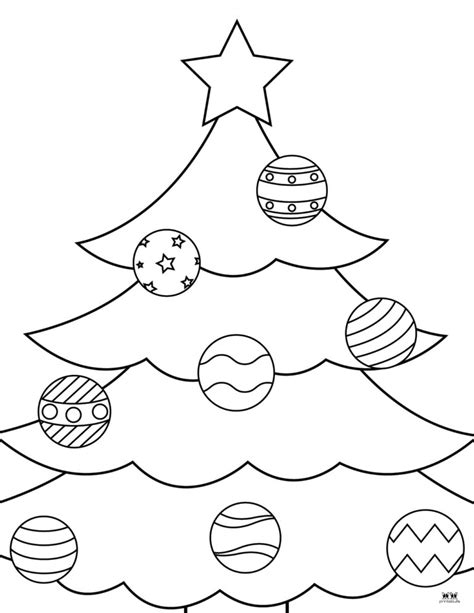 Christmas Tree Coloring Pages And Templates 22 Free Printables