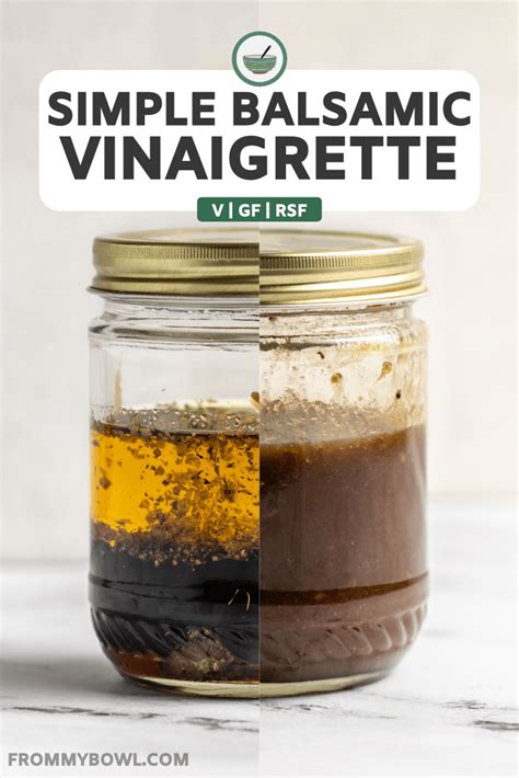 Simple Balsamic Vinaigrette Vegan 6 Ingredients From My Bowl