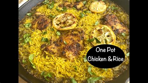 Easy One Pot Middle Eastern Chicken And Rice One Pot Chicken And Rice