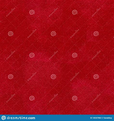 Closeup Detail Of Aged Red Velvet Background Seamless Square Texture
