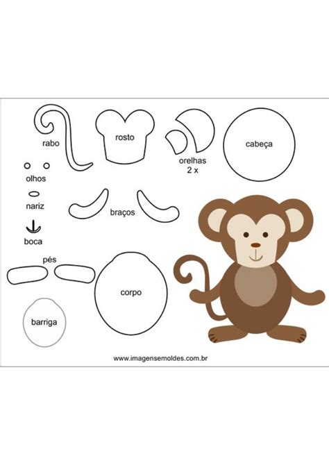 Molde Macaco Desenho Dicas E Opções Para Imprimir