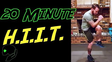 20 Min Hiit Workout 10 Exercises 2 Rounds 5010 Tempo 20 Min Hiit