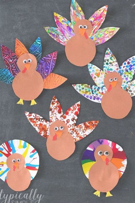 These Five Turkey Crafts Are So Fun To Make Using Some Paint And A Few