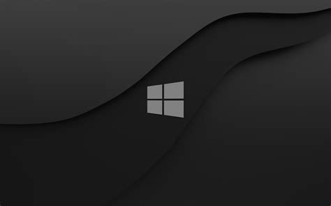 Windows 10 Pro Black Wallpaper