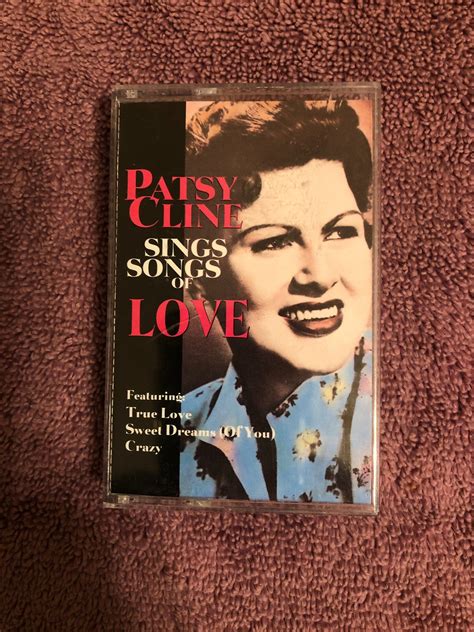 Vintage Patsy Cline Sings Songs Of Love Original Cassette Rare Etsy