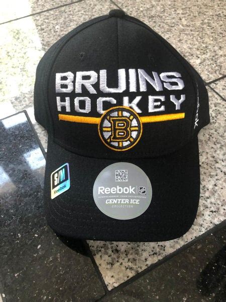 New Reebok Boston Bruins Center Ice Fitted Hat Sm Sidelineswap