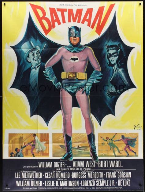 James bond se convierte película a película en un icono mundial, los beatles son más famosos que jesús, y se ponen de moda las minifaldas, los surfistas playeros y la psicodelia. 1966 Batman Movie Posters