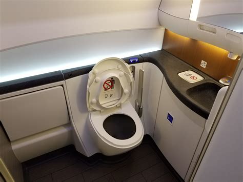 First Class Airplane Bathroom