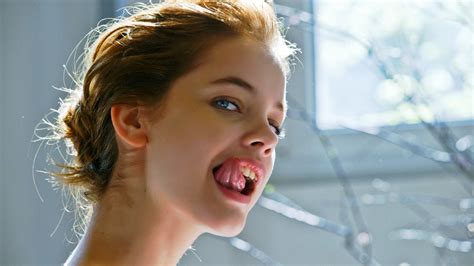 Open Mouth Depth Of Field Tongues Women Rare Gallery Hd Wallpapers