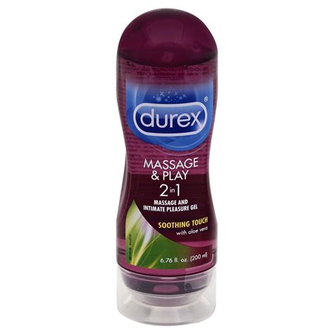 durex massage and play soothing touch 2 in 1 massage gel shop lubricants at h e b