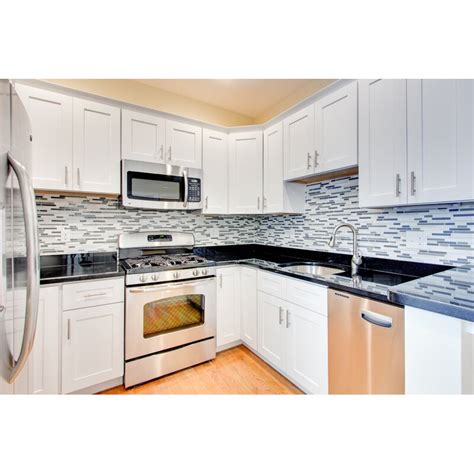 You could consider brighter colours for your walls or splash backs, which are easier and cheaper to replace than entire kitchen units and sets. NGY Stone & Cabinet Shaker 34.5" x 42 Kitchen Sink Base ...