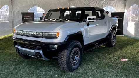 How Much Is Gmc Hummer Ev Cost Gm Unveils Hummer Ev With 350 Miles