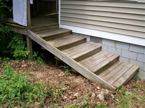 Deep Steps Coming Off The Back Porch How To Build Steps Porch Steps