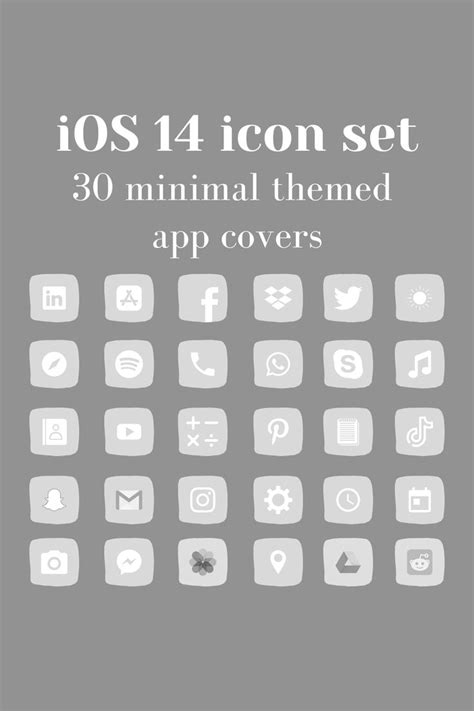 Scopri ricette, idee per la casa, consigli di stile e altre idee da provare. iOS 14 App Icons Minimalist Aesthetic Gray Neutrals Theme ...