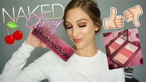 Trying New Makeup Urban Decay Naked Cherry Collection Youtube
