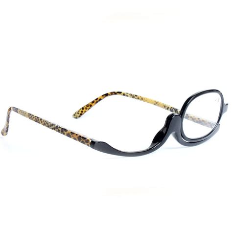 rotating makeup glasses magnifying glasses cosmetic reading glass folding eyeglasses