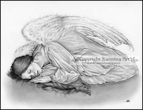 Sleeping Angel Katerina Art Fantasy And Portraiture Art By Katerina