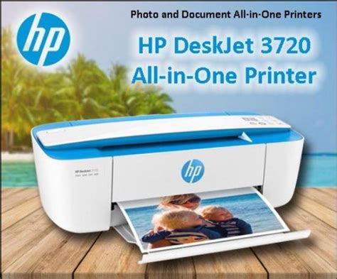 HP DeskJet 3720 All-in-One Printer Wireless Print Scan ...