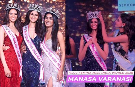 Vlcc Femina Miss India World 2020 Manasa Varanasis Incredible Journey