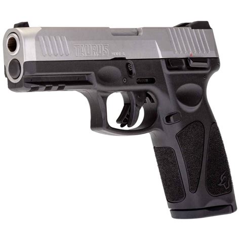 Taurus G3 9mm Luger 4in Blackstainless Pistol 151 Rounds Black