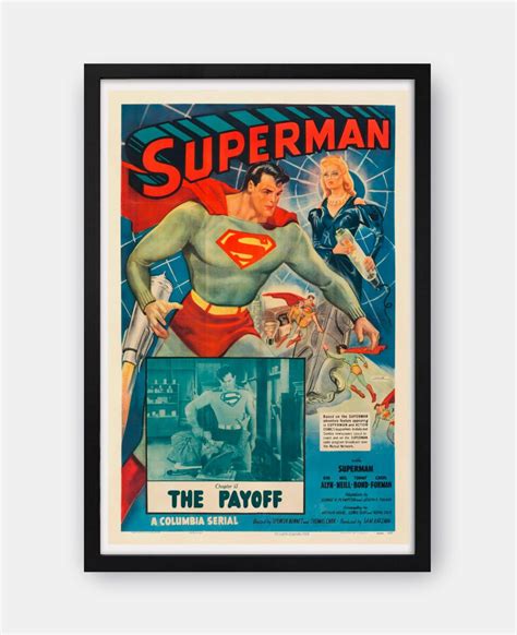 Superman 1948 Movie Poster The Curious Desk